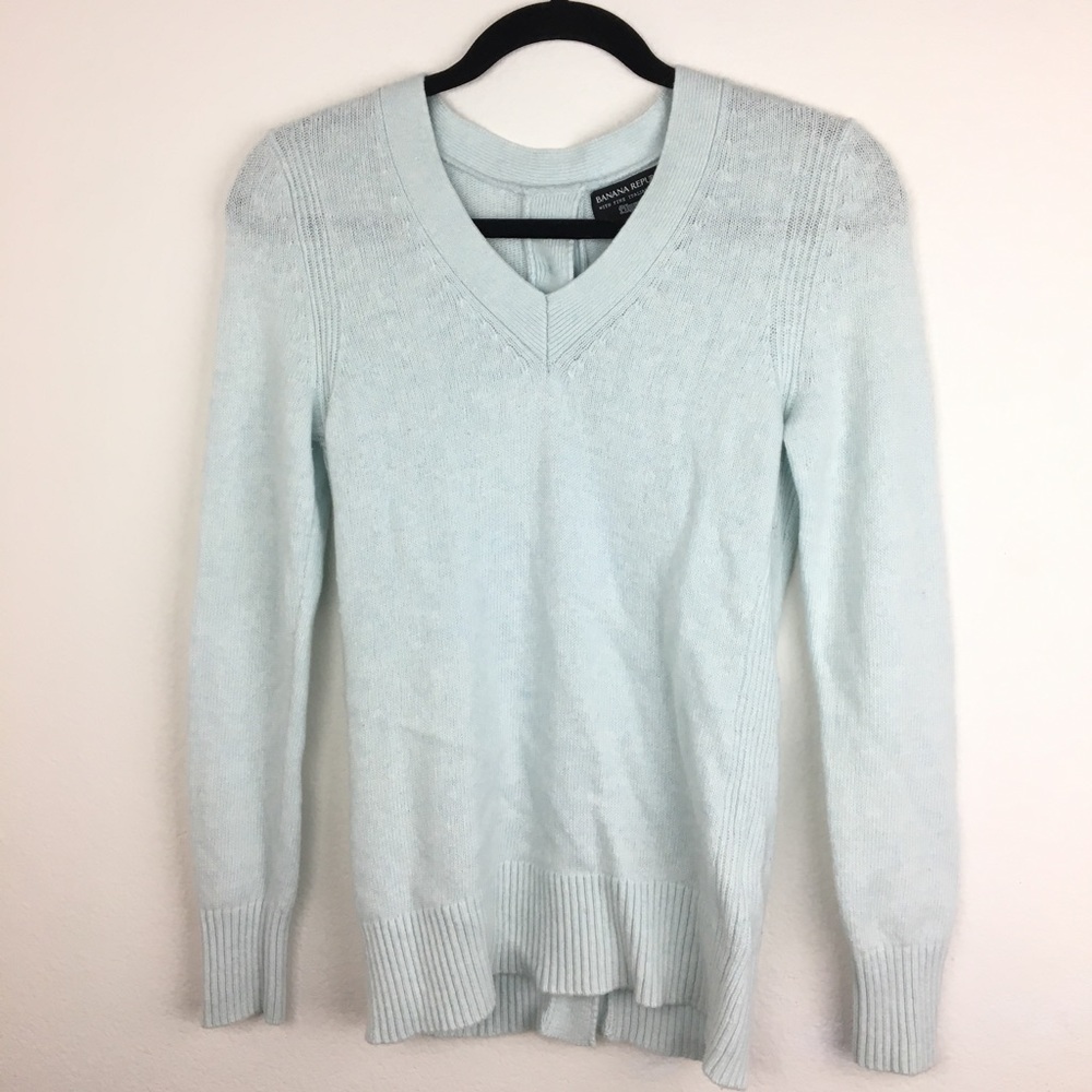 BANANA REPUBLIC Italian Fine Yarn Sweater Blus XS